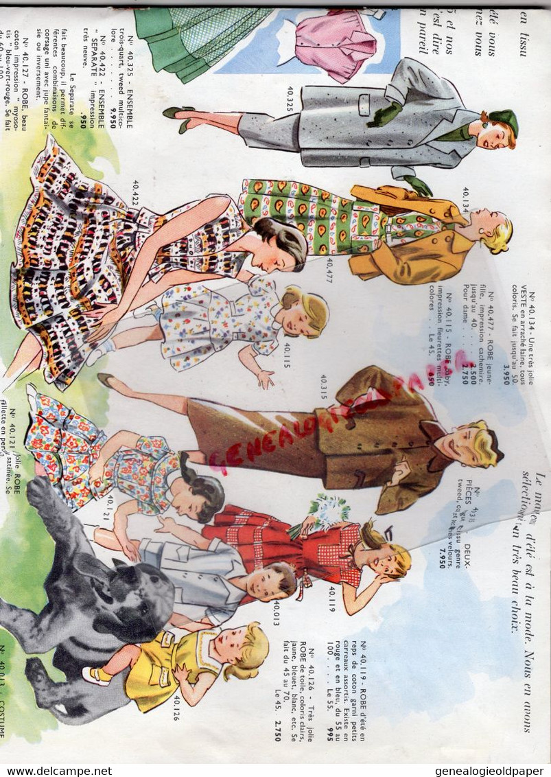 87- LIMOGES- RARE CATALOGUE MAGASIN A. DONY CREE EN 1906 A CAEN -DETRUIT EN 1944- INAUGURATION EN 1956-RUE DES HALLES - Textile & Vestimentaire