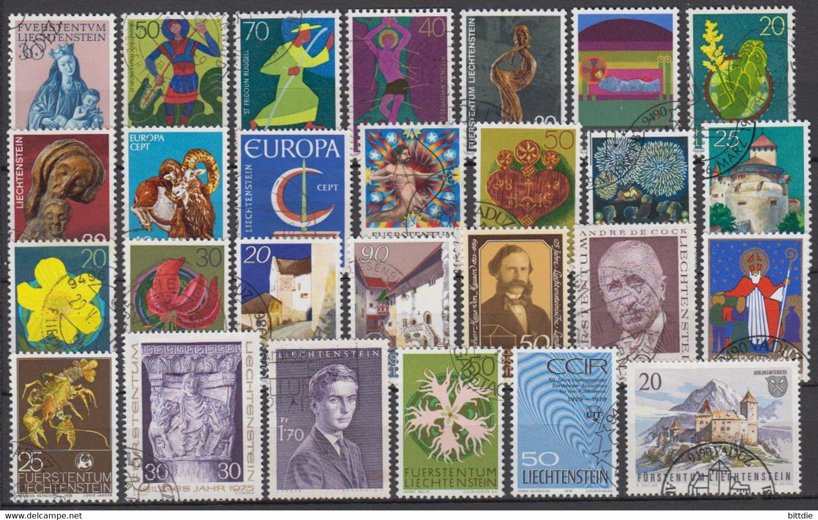 Liechtenstein-Lot , Gestempelt / O  (A6.0423) - Collections