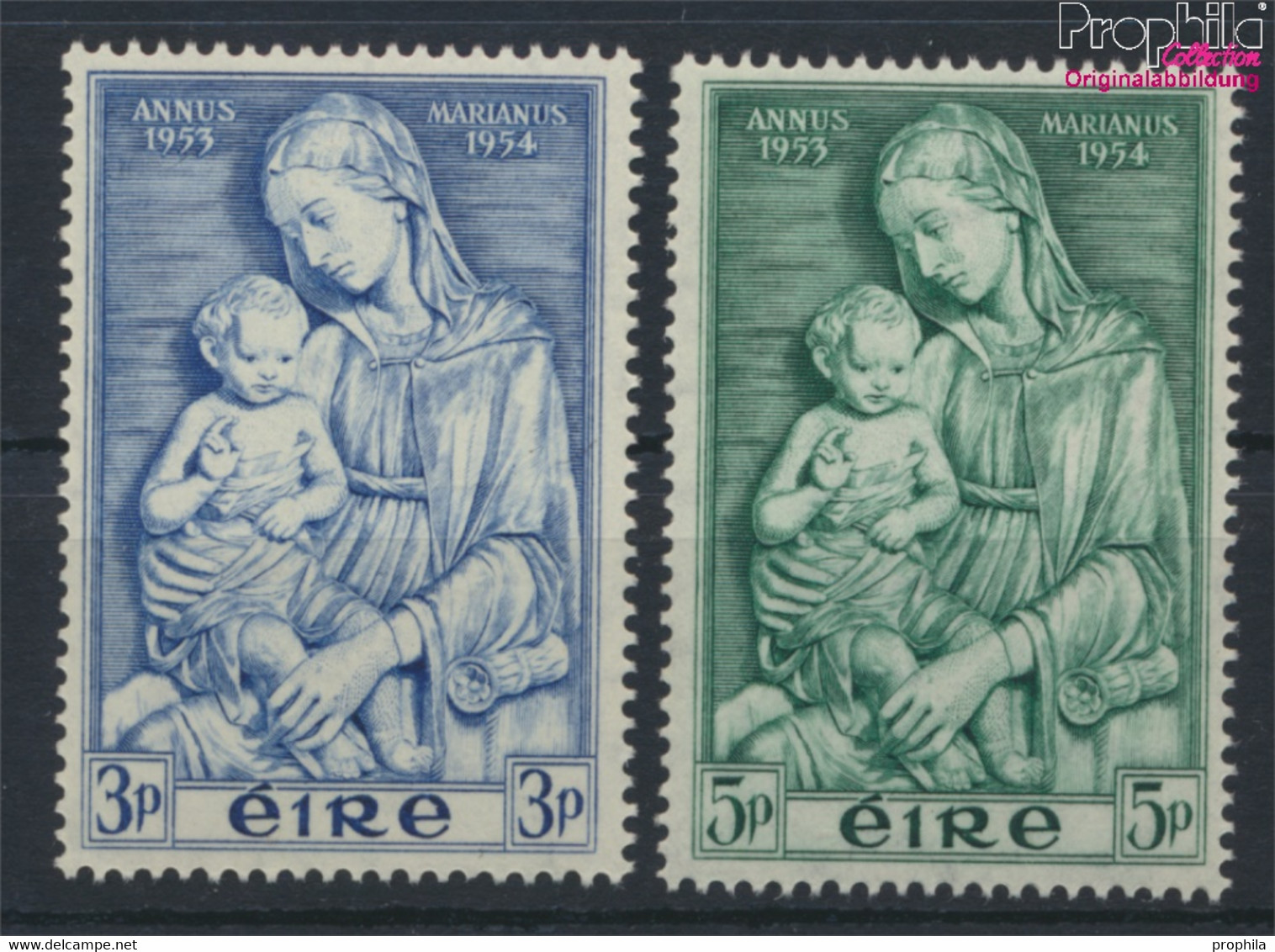 Irland 120-121 (kompl.Ausg.) Postfrisch 1954 Marianisches Jahr (9931204 - Unused Stamps