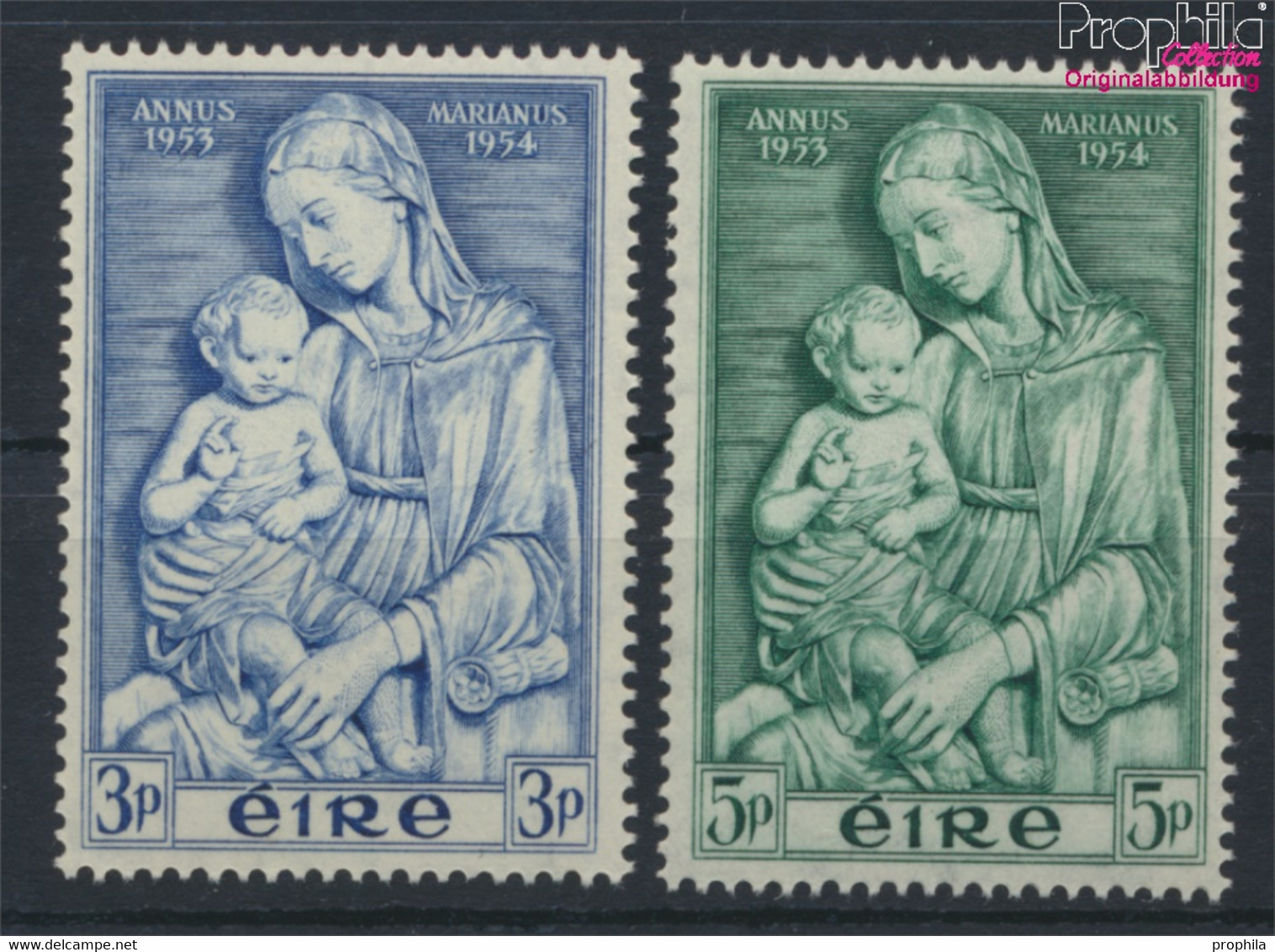 Irland 120-121 (kompl.Ausg.) Postfrisch 1954 Marianisches Jahr (9931204 - Neufs