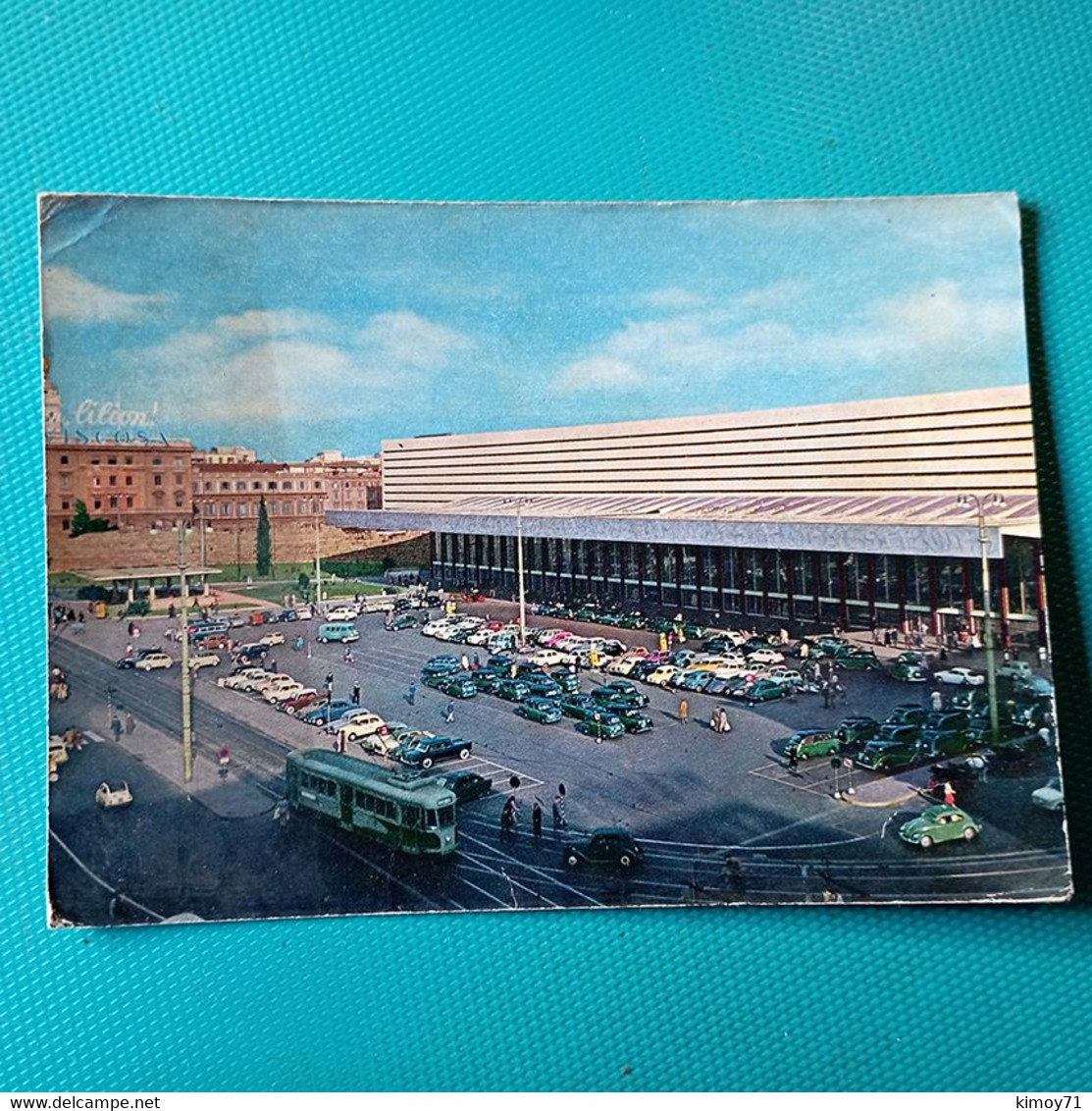 Cartolina Roma - Stazione Termini. Viaggiata 1972 - Stazione Termini