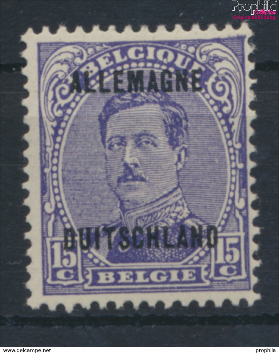 Belgische Post Rheinland 5 Postfrisch 1919 Albert I. (9917166 - Deutsche Besatzung