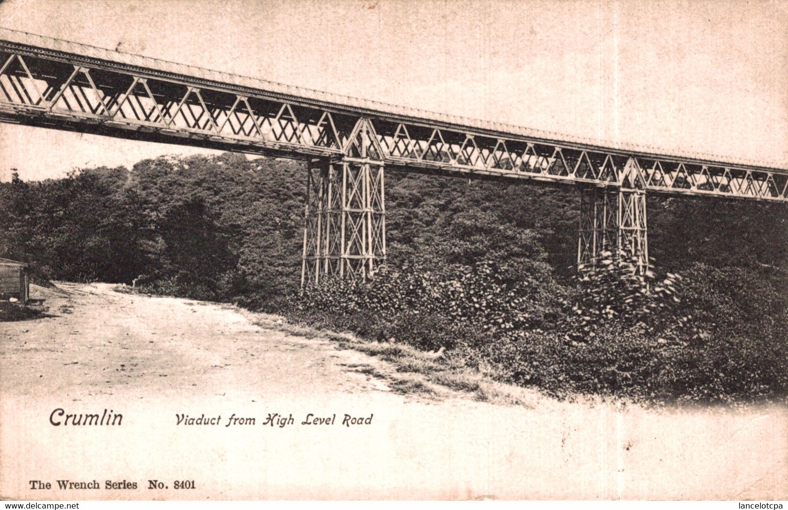 CRUMLIN / VIADUCT FROM HIGH LEVEL ROAD - Monmouthshire