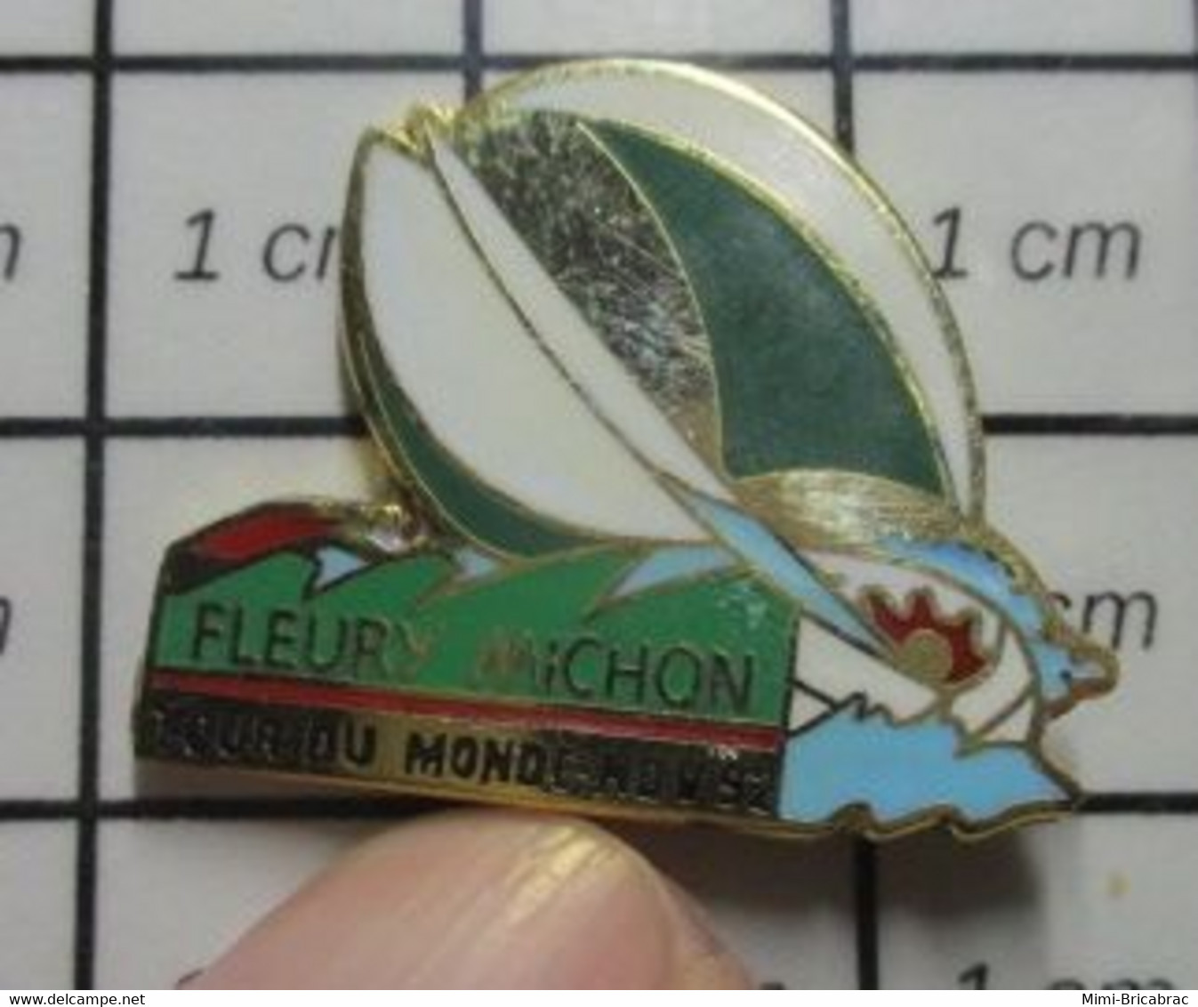 510a Pin's Pins / Beau Et Rare /  SPORTS / VOILE VOILIER BATEAU  FLEURY MICHON TOUR DU MONDE 92 - Segeln