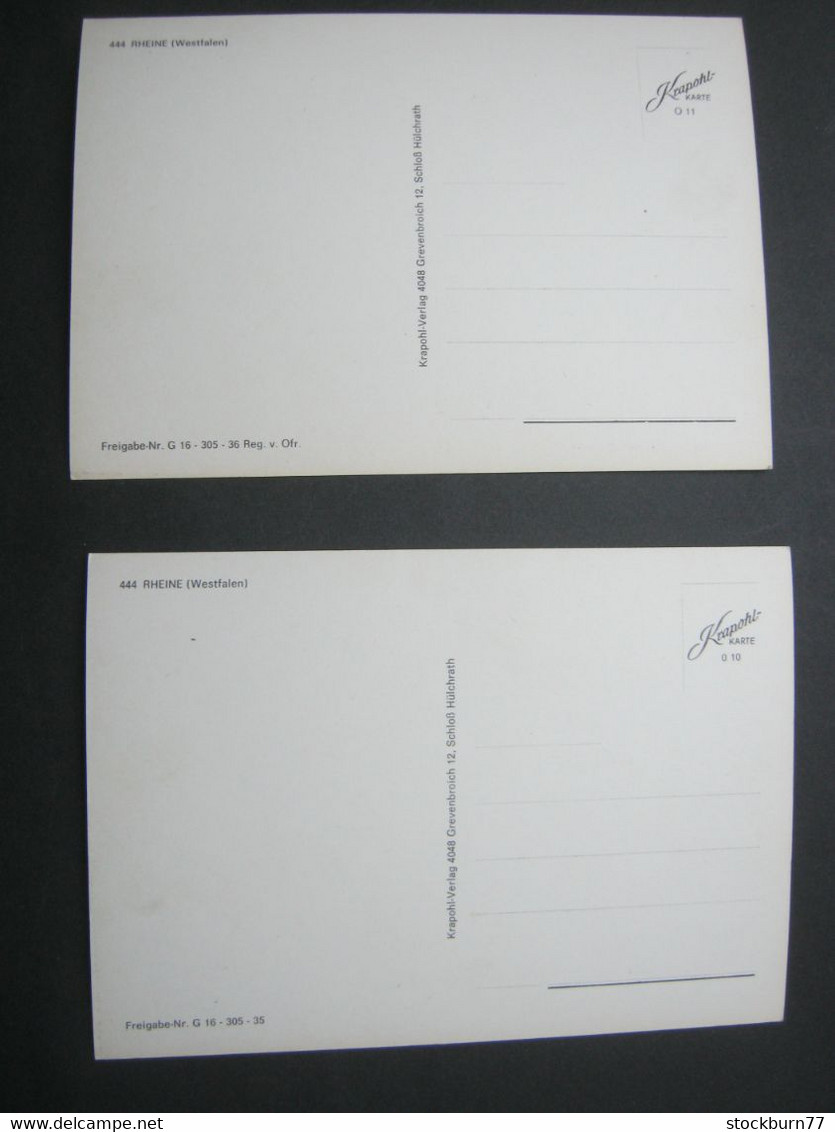 RHEINE , 2  Schöne   Karten  Um 1970 - Rheine