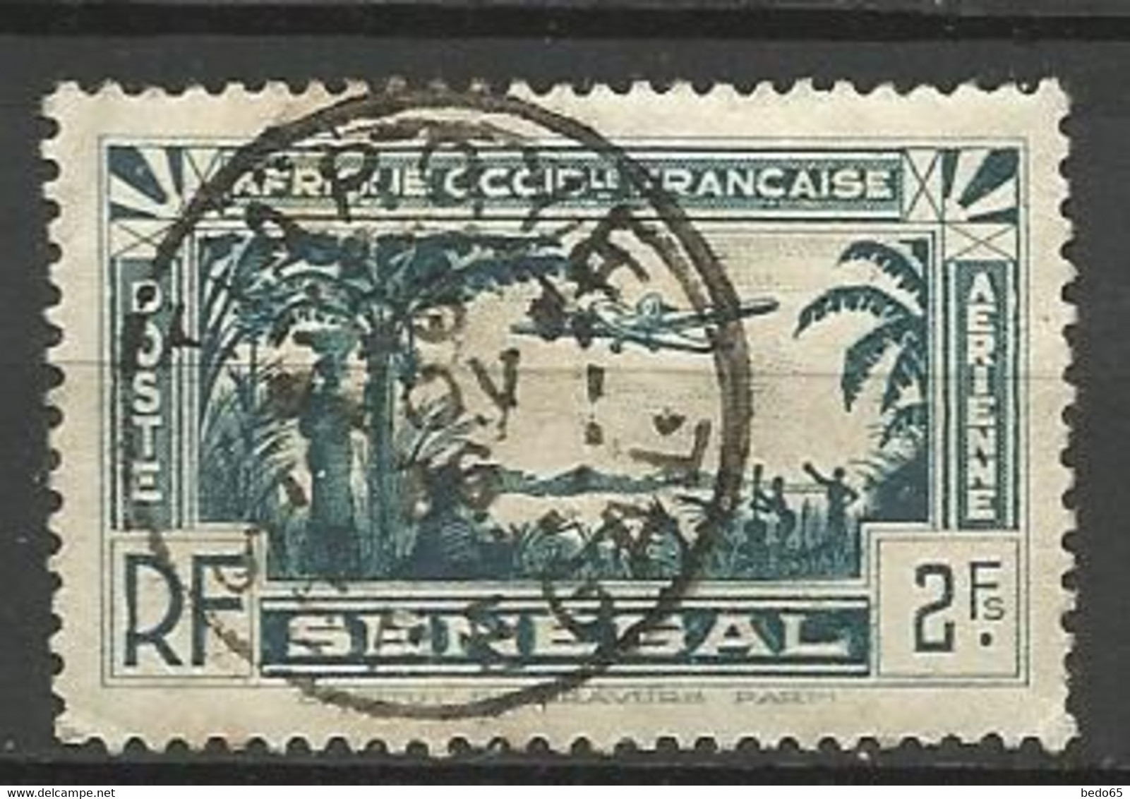 SENEGAL PA  N° 5 CACHET TIAROYE - Airmail