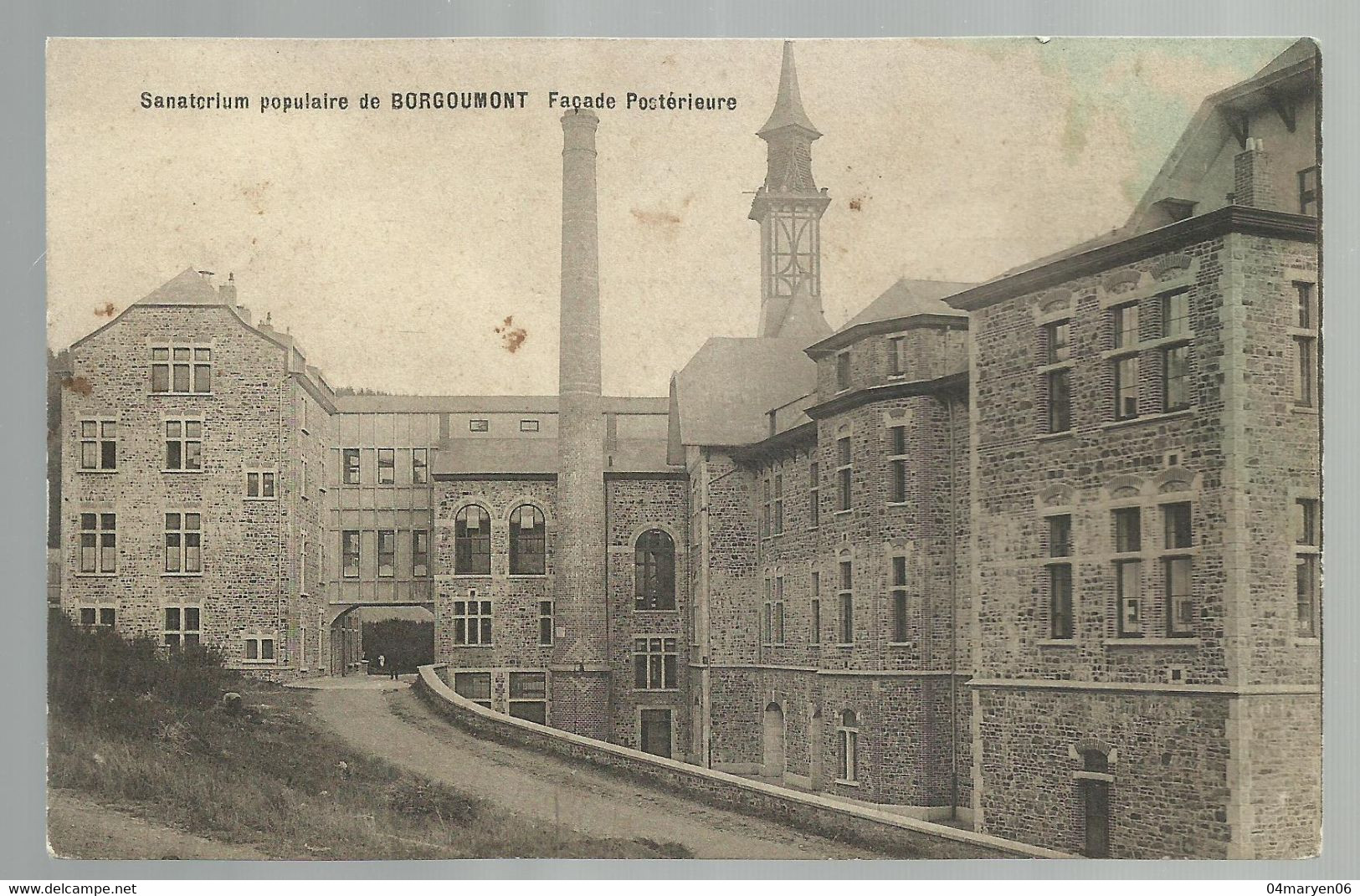 *** BORGOUMONT  ***  -   Sanatorium Populaire De Borgoumont / Façade Postérieure   -  Zie / Voir Scan's - Stoumont