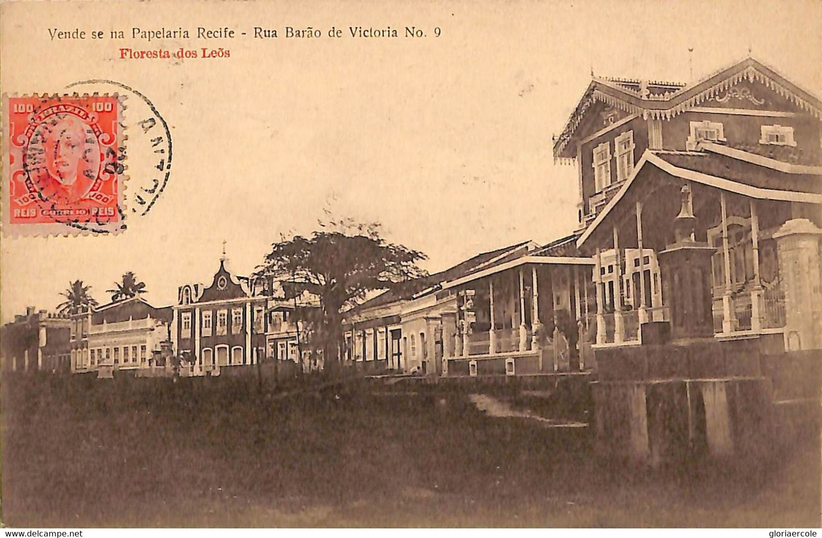 Ac1658 -  BRAZIL - VINTAGE POSTCARD - Recife - 1912 - Recife