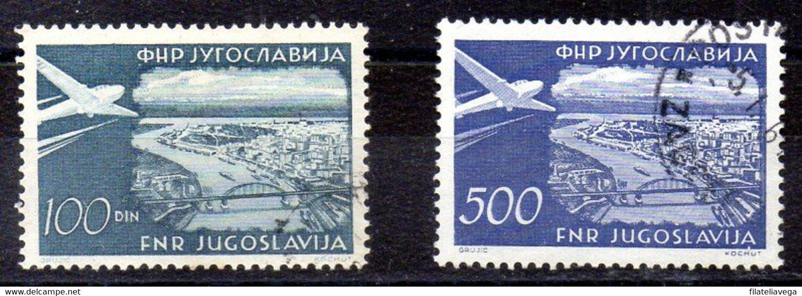 Yugoslavia Sellos Aéreos Nº Yvert 40/A O - Luftpost