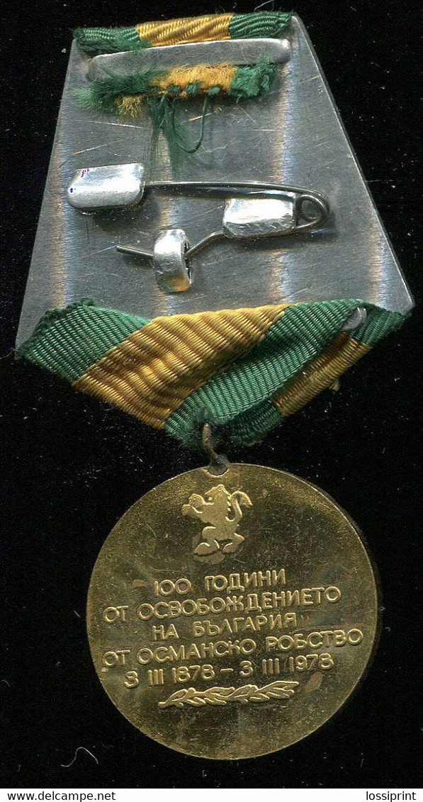 Czechslovakia Medal 100 Years From Bulgarian Freedom Under Turkish Imperium 1878-1978 - Other & Unclassified