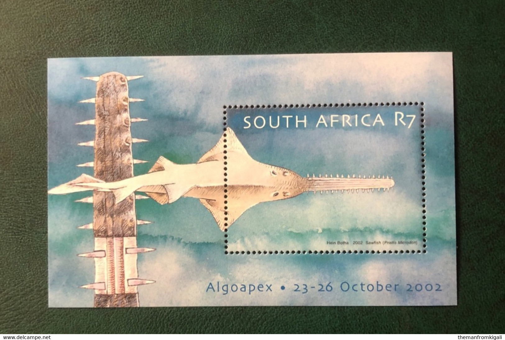 South Africa 2002 - Algoapex National Stamp Show - Sawfish - Unused Stamps