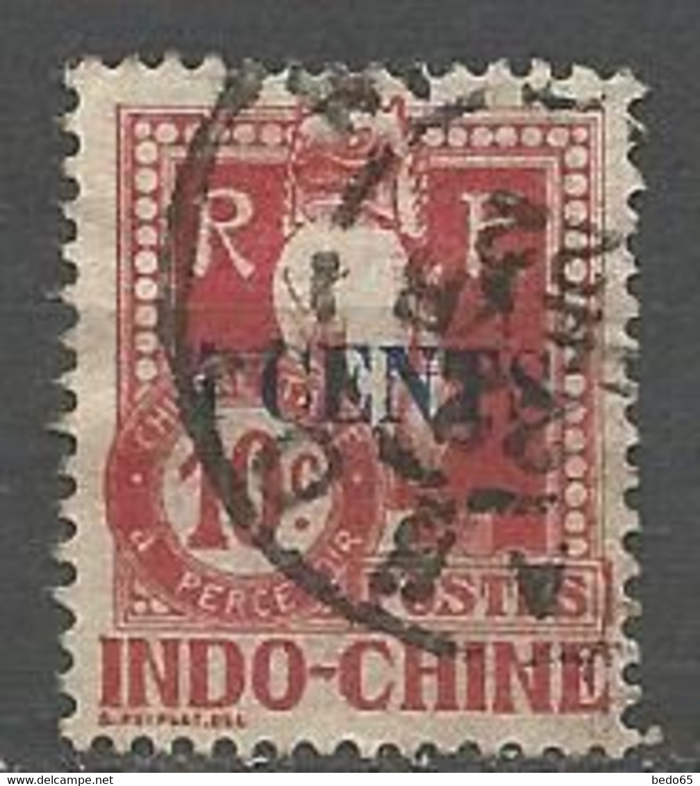 INDOCHINE TAXE N° 21 OBL - Timbres-taxe