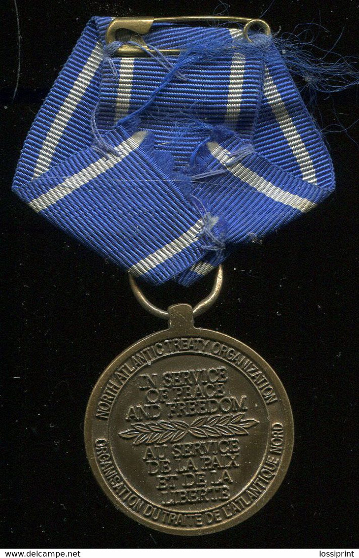 NATO:OTAN:Medal In Service Of Peace And Freedom - Autres & Non Classés