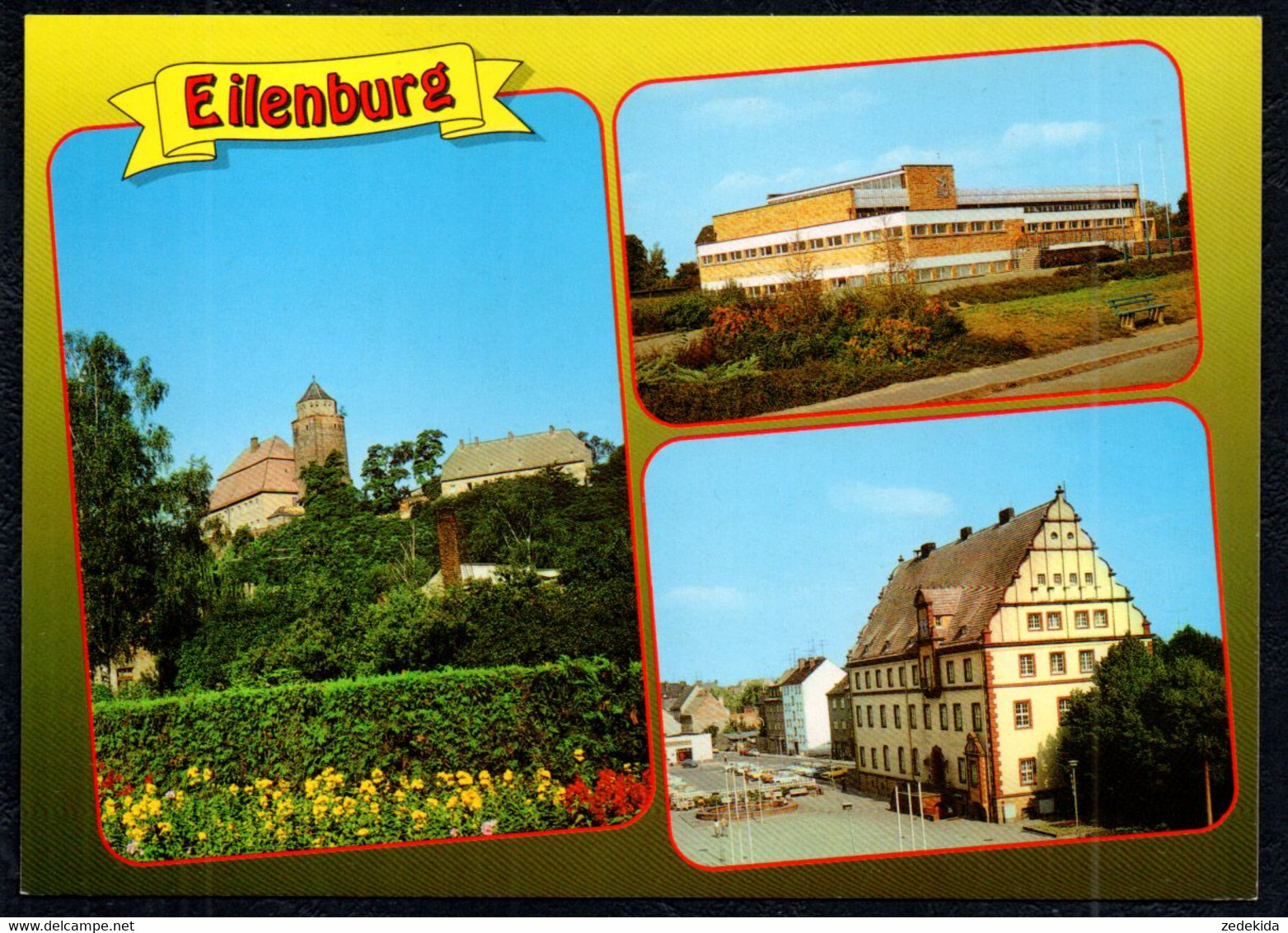 G0942 - TOP Eilenburg Schwimhalle Rathaus - Bild Und Heimat Reichenbach Qualitätskarte - Eilenburg