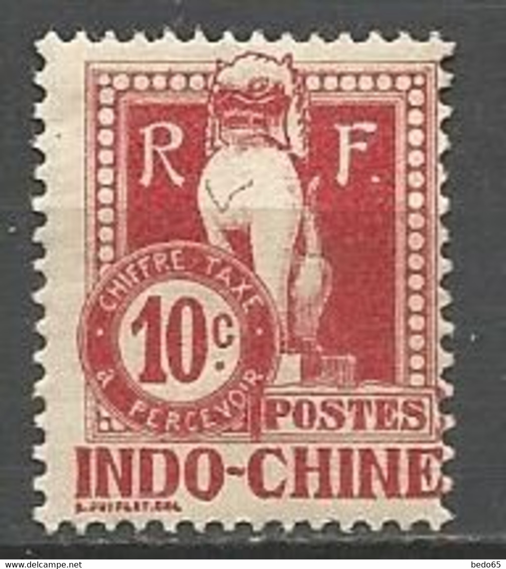 INDOCHINE TAXE N° 8 NEUF*  CHARNIERE  / MH - Impuestos