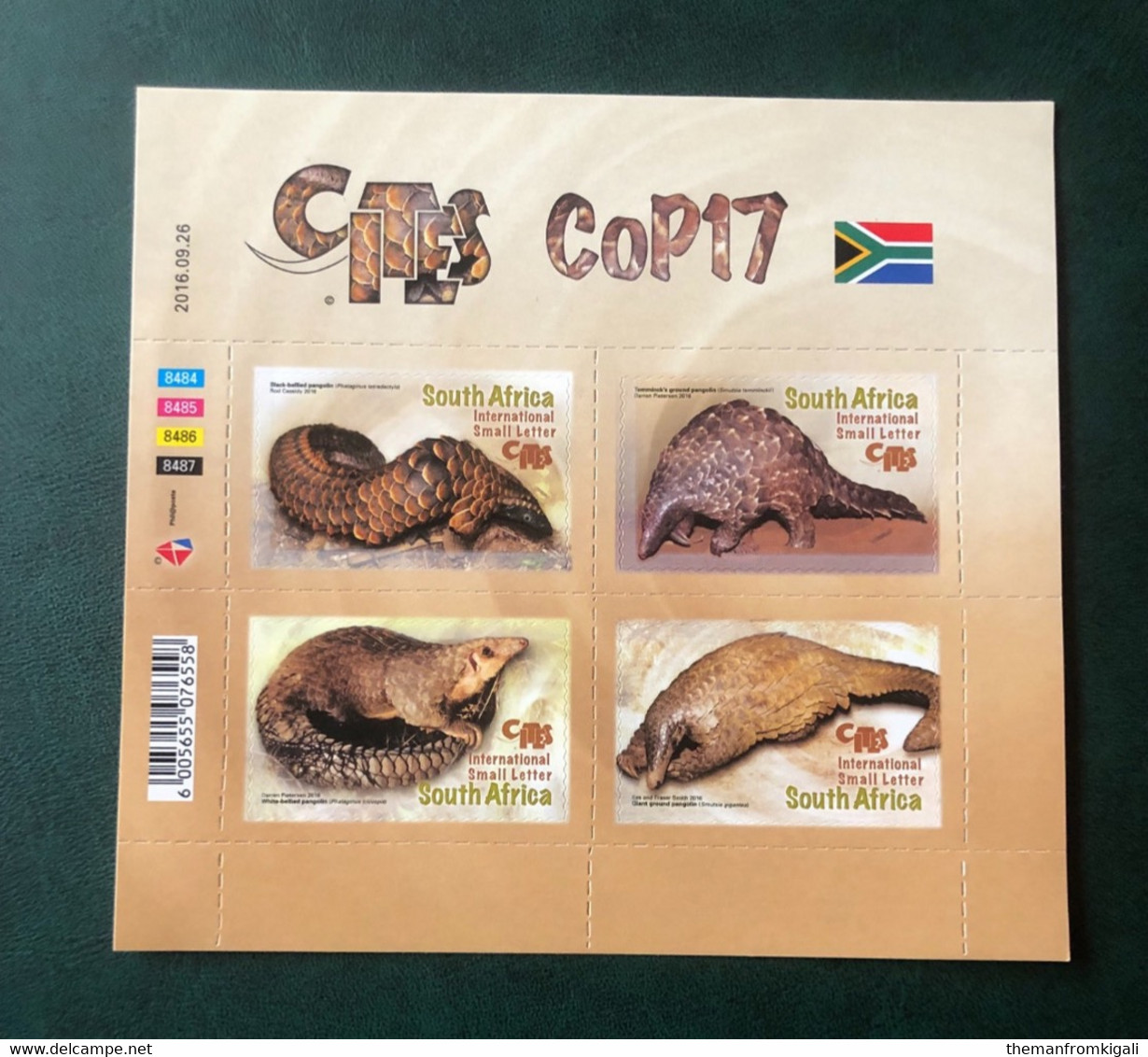 South Africa 2016 - The 17th CITES Conference - Convention On International Trade In Endangered Species - Nuevos