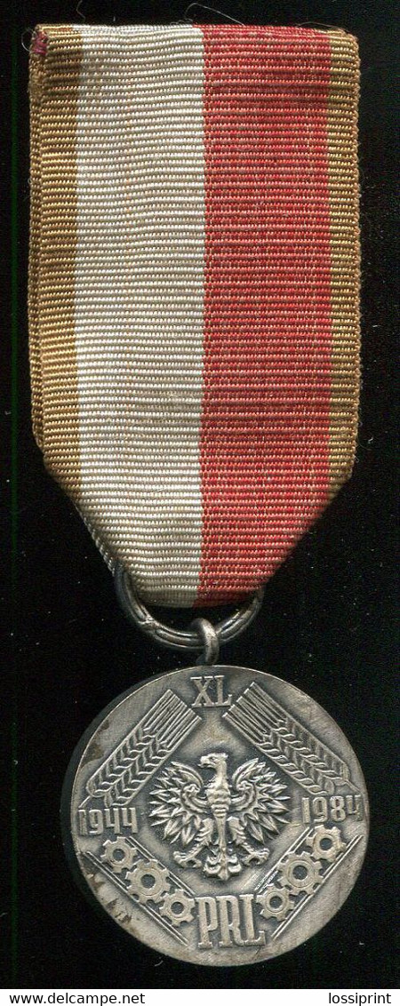 Poland:Original Medal Of The 40th Anniversary Of Poland - Andere & Zonder Classificatie