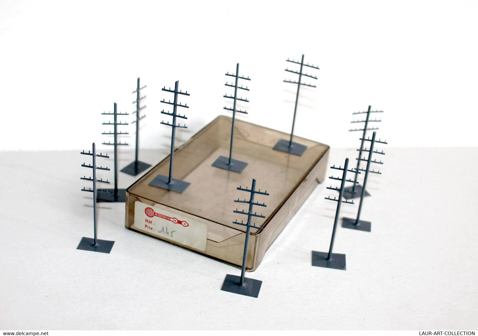 10 POTEAUX DE LIGNE ELECTRIQUE - SEMAPHORE N°145 - MINIATURE TRAIN CHEMIN FER - MODELISME FERROVIAIRE  (1712.1) - Comandi & Accessori Digitali