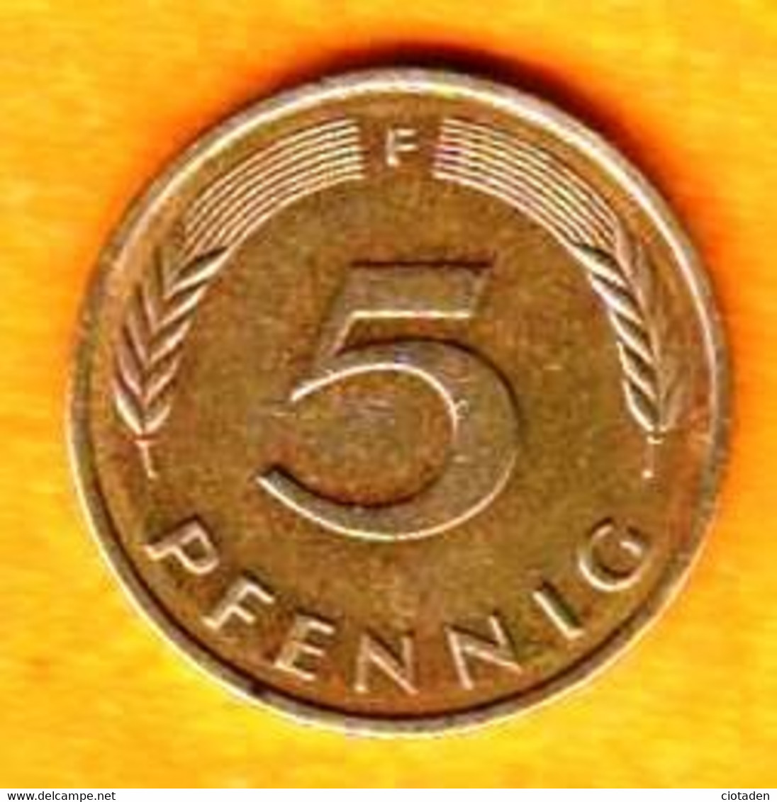 Allemagne - 5 Pfennig - 1977 F - 5 Pfennig