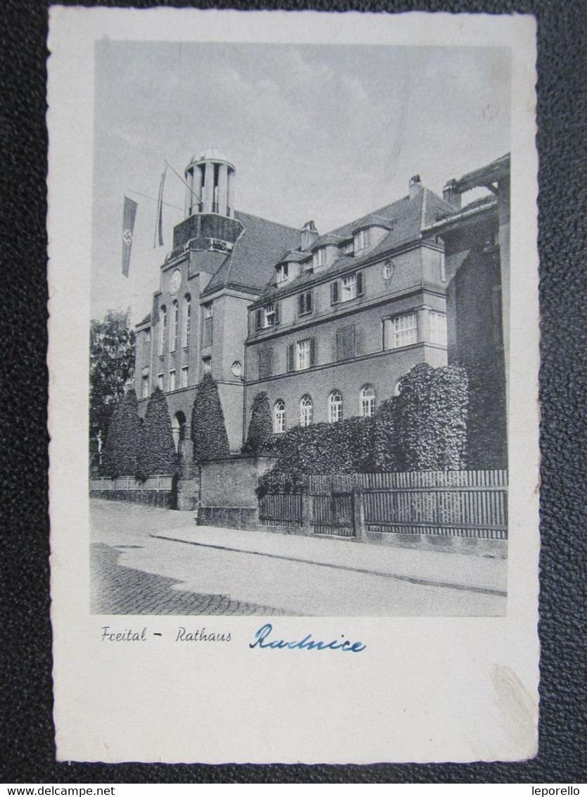 AK FREITAL I.Sa Rathaus 1940  /// D*54852 - Freital