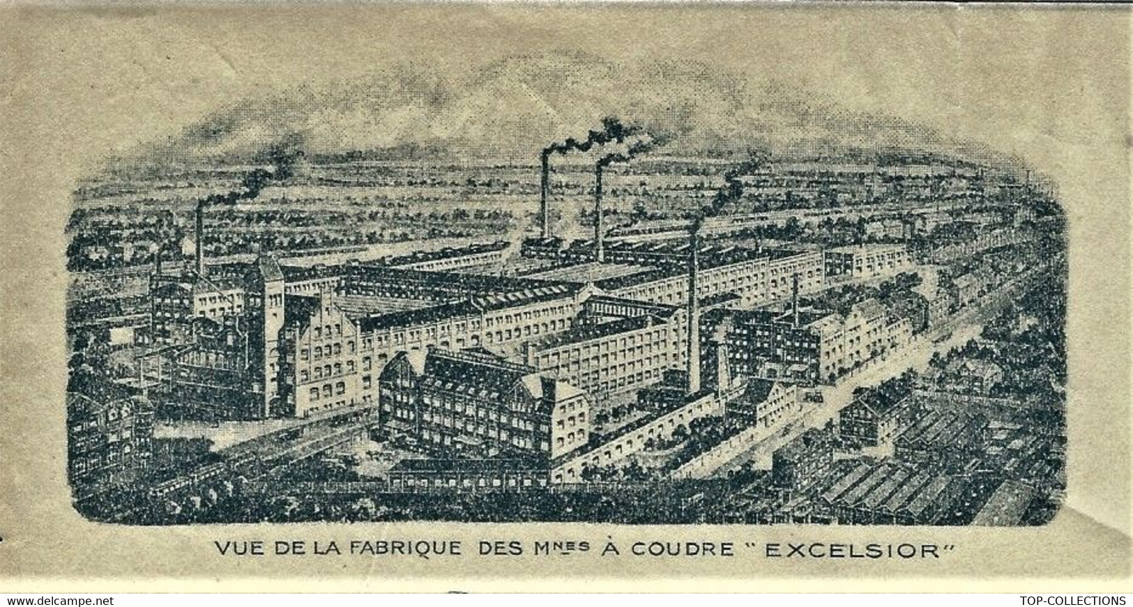 1925 SUPERBE ENTETE H.HACHEE Paris MACHINES A COUDRE INDUSTRIE  MARQUE EXCELSIOR ET MARQUE AMERICAINE  Laury Palis ( - 1900 – 1949