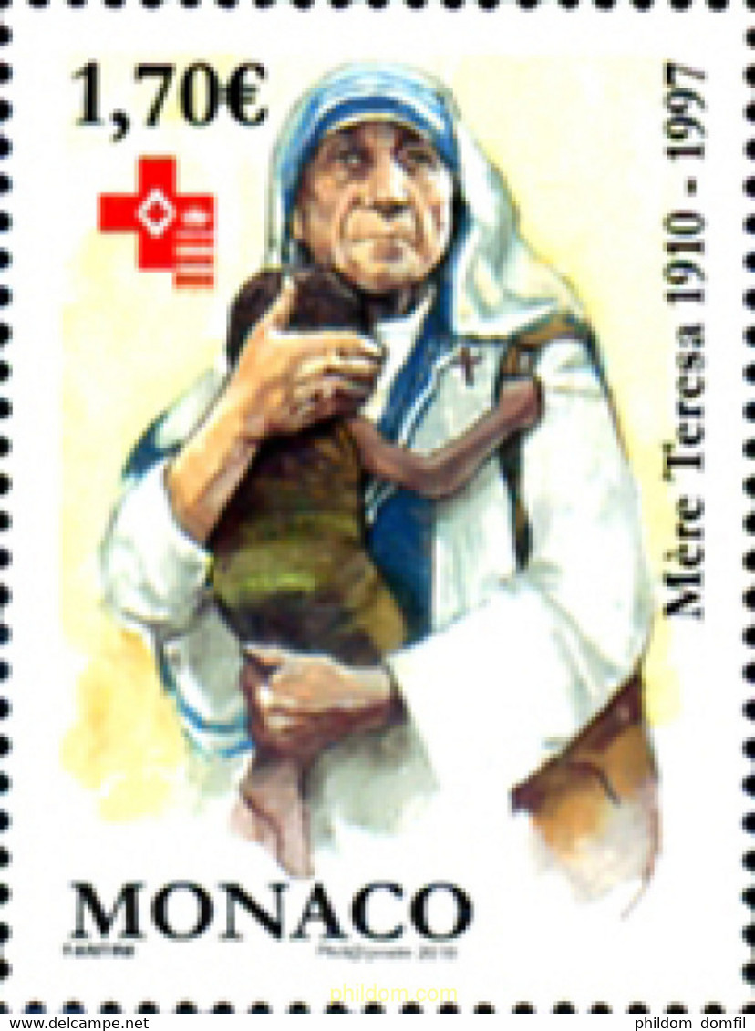 250979 MNH MONACO 2010 MADRE TERESA DE CALCUTA - Madre Teresa