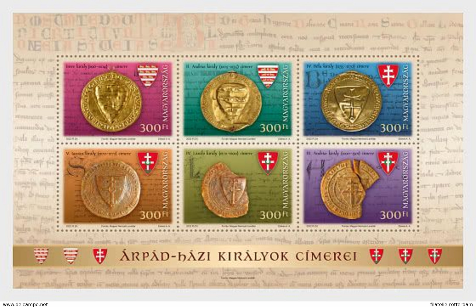 Hongarije / Hungary - Postfris / MNH - Sheet Wapenschilden 2022 - Nuovi