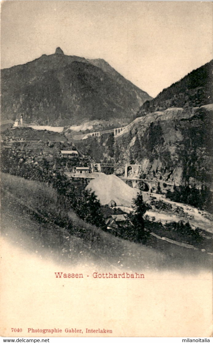 Wassen - Gotthardbahn (7040) - Wassen