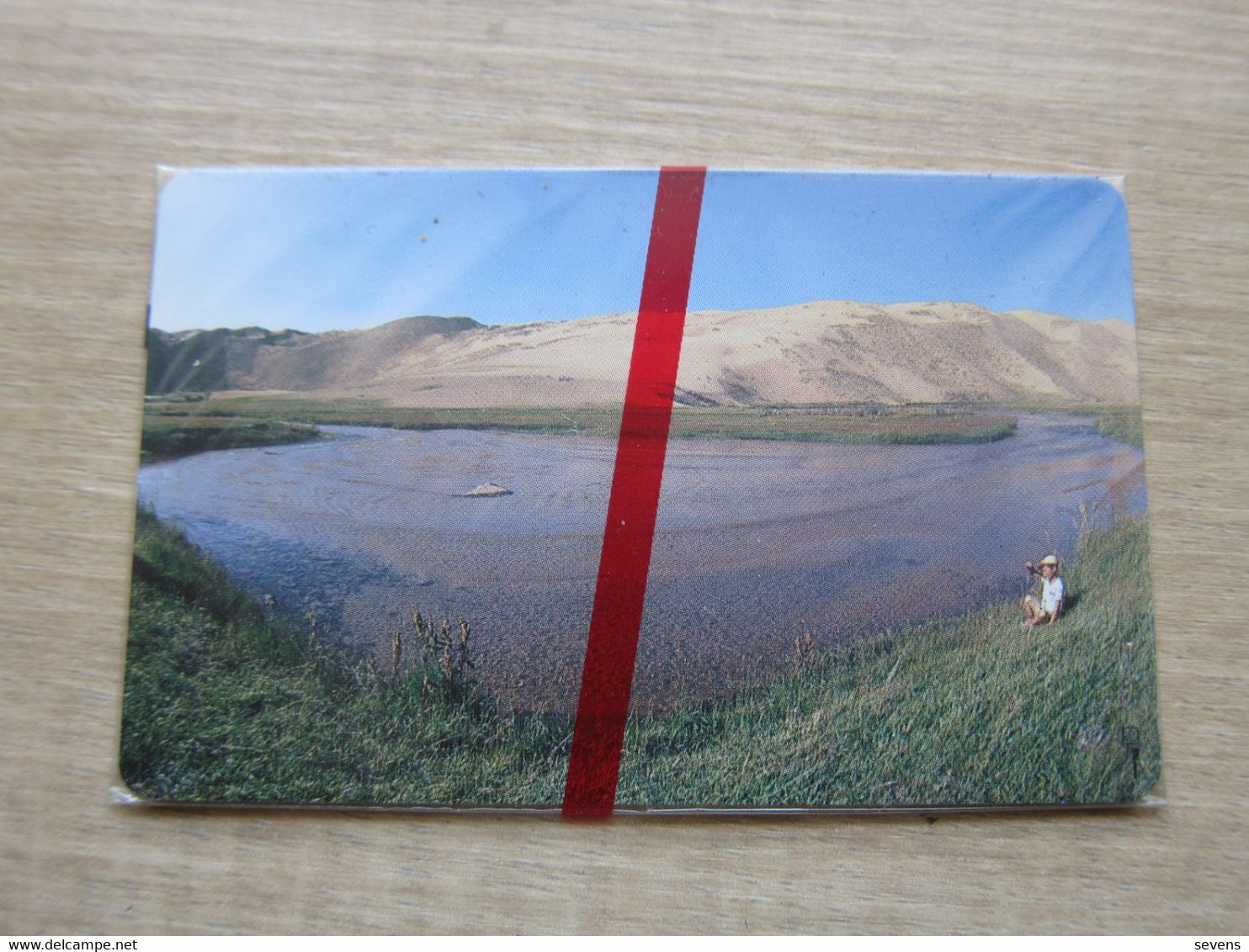 Mon-02 First Issued Chip Card, Child By Lake, 150units, GEM1 Chip,mint In Blister - Mongolei
