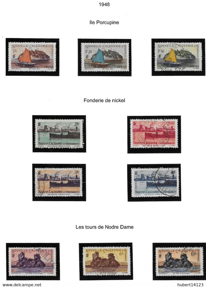 NOUVELLE CALEDONIE 1948 N° 259 à 277 - Other & Unclassified