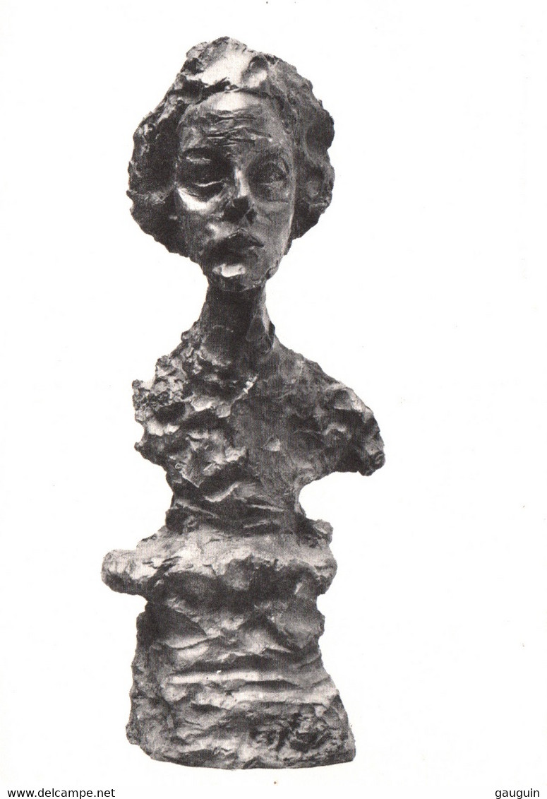 CPM - A.GIACOMETTI - Sculpture Buste De Bronze ... LOT 2 CP / Edition F. Nazan - Sculptures