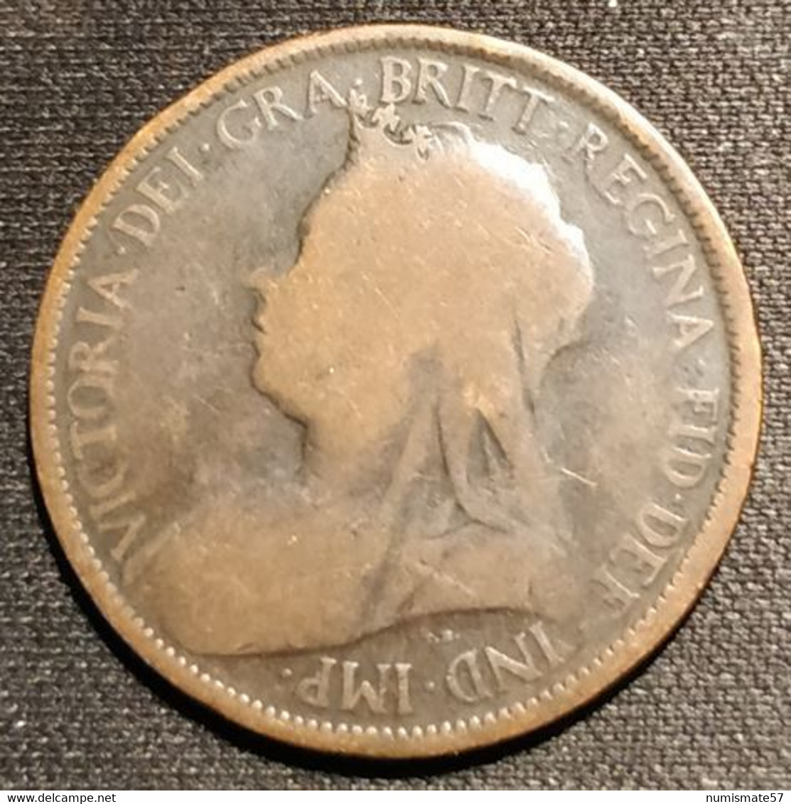 GRANDE BRETAGNE - ½ - 1/2 - HALF PENNY 1898 - Victoria - Old Head - KM 789 - C. 1/2 Penny