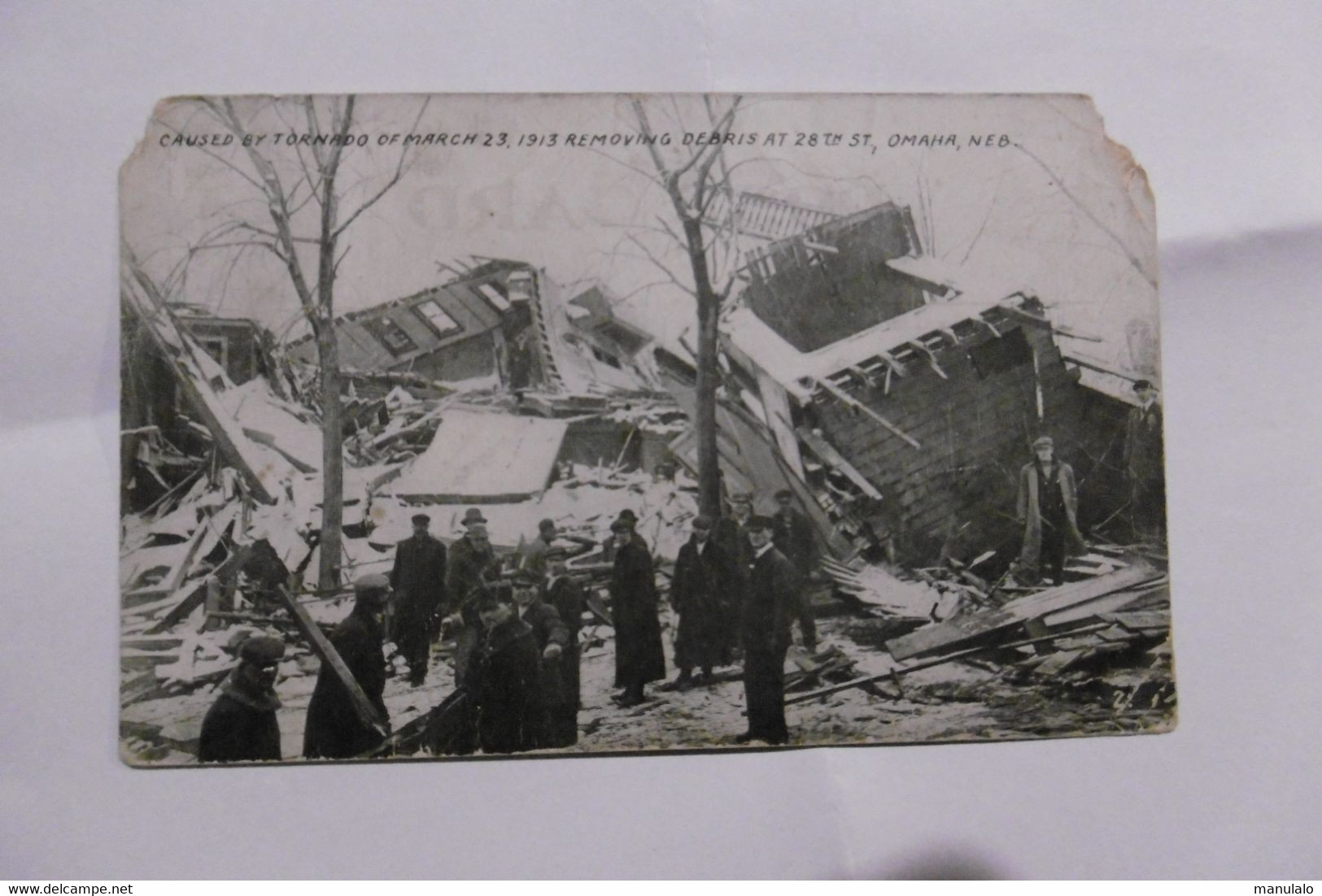 Caused By Tornado Of March 23, 1913 Removing At 28 Th St, Omaha, Neb - Omaha