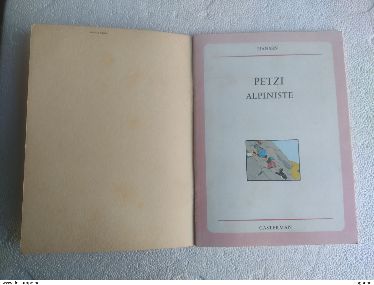 1966 BD PETZI ALPINISTE N° 7 HANSEN EO CASTERMAN - Petzi