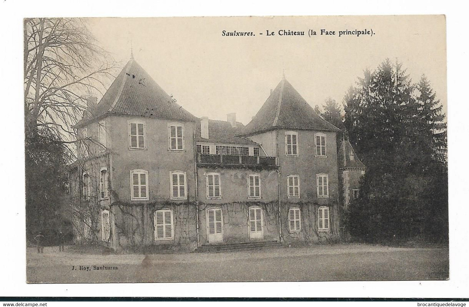 CPA 88 SAULXURES Le Château  ( La Face Principale ) - Bulgneville