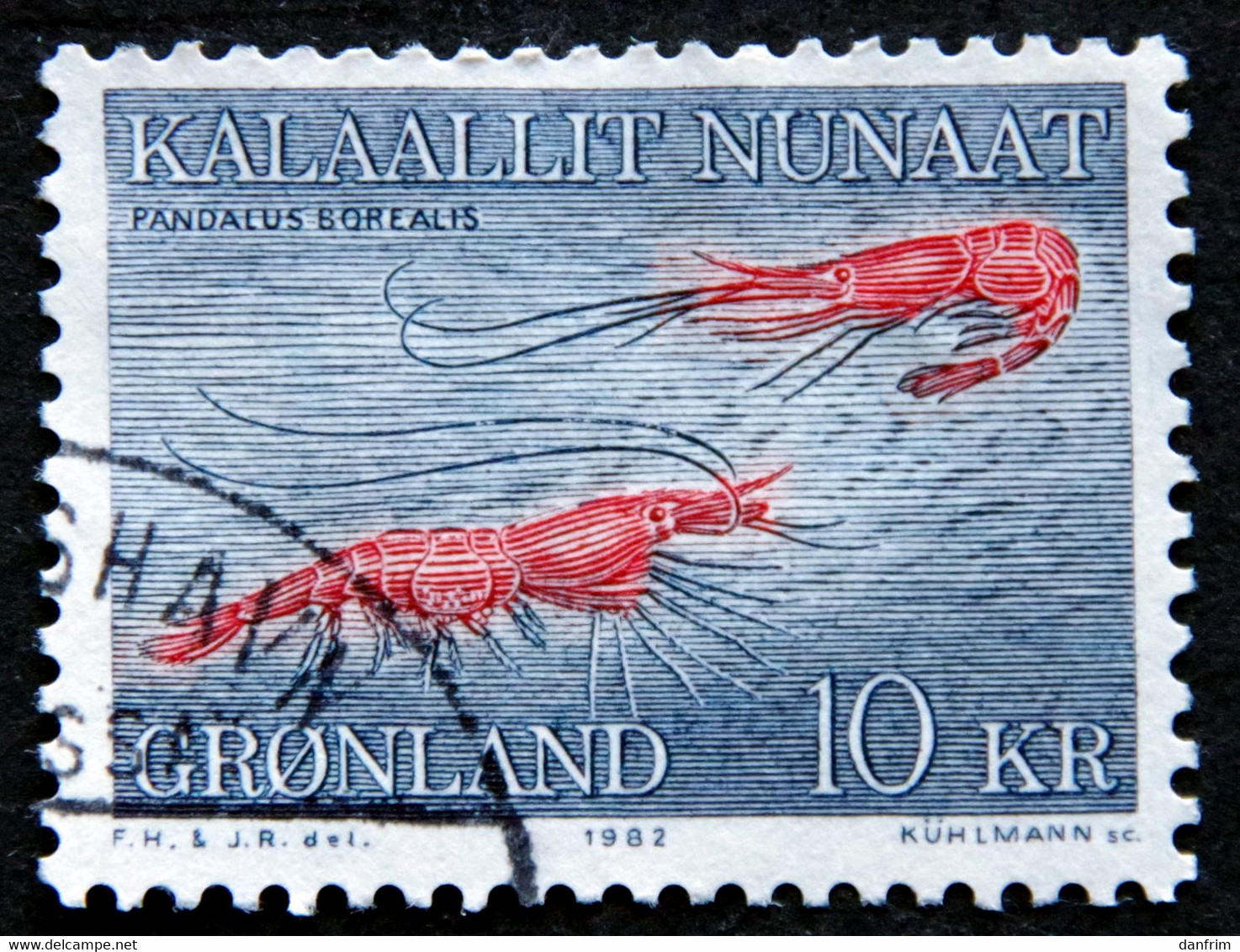Greenland 1982   Marine Life, Deep See Shrimps   MiNr. 133    (lot E 2631 ) - Gebruikt
