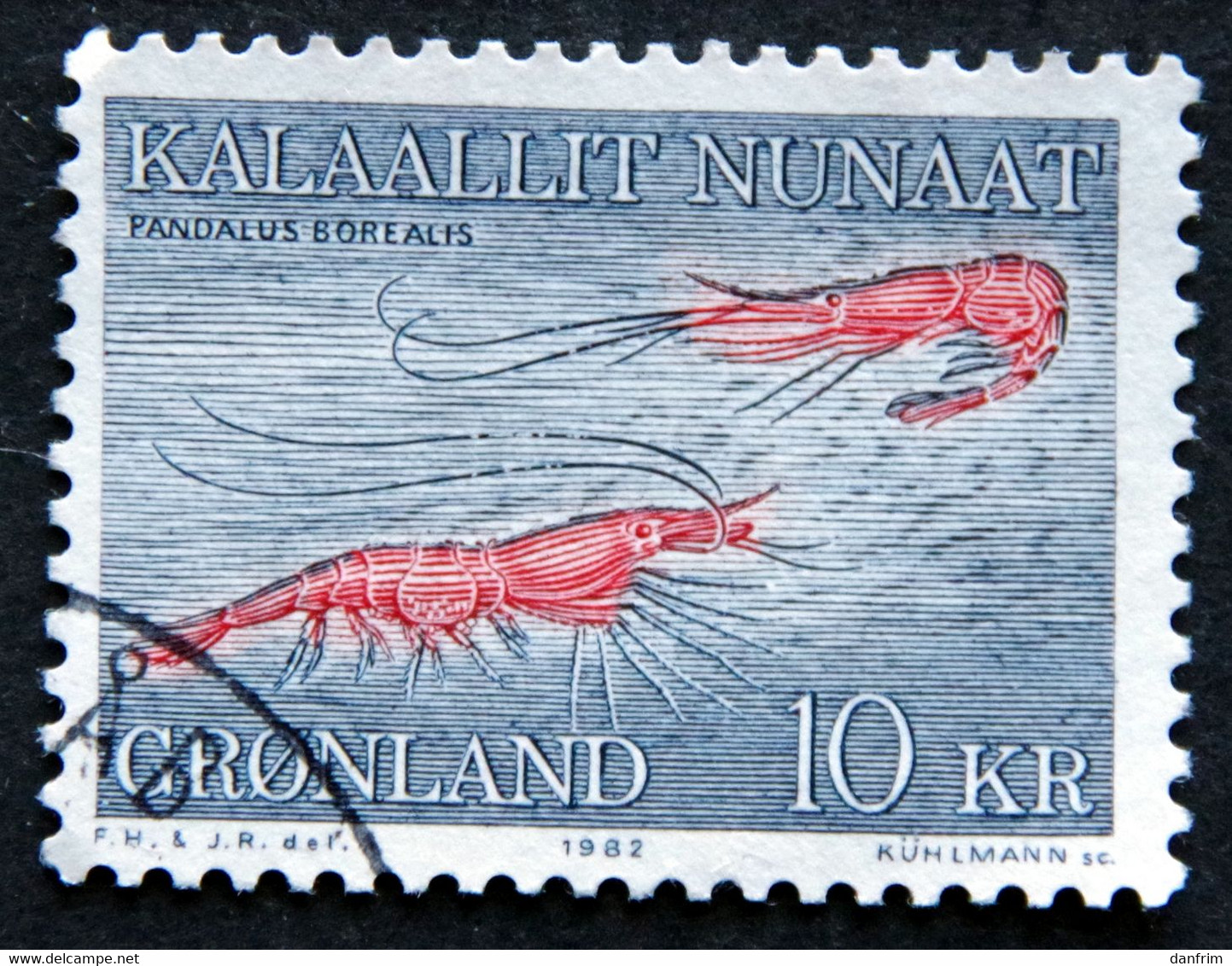 Greenland 1982   Marine Life, Deep See Shrimps   MiNr. 133    (lot E 2633 ) - Gebruikt