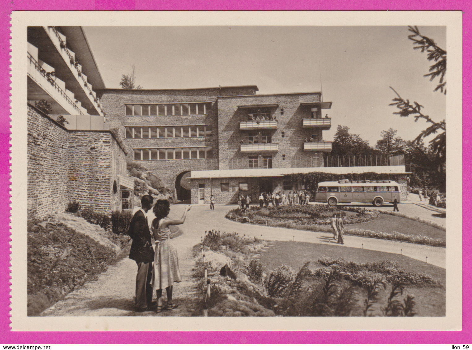 286069 / Hungary - Kékestető - Matra-Mountains 1010 M.  - Trade Union Holiday Resort , Hotel Bus Ikarus PC Ungarn - Vakbonden