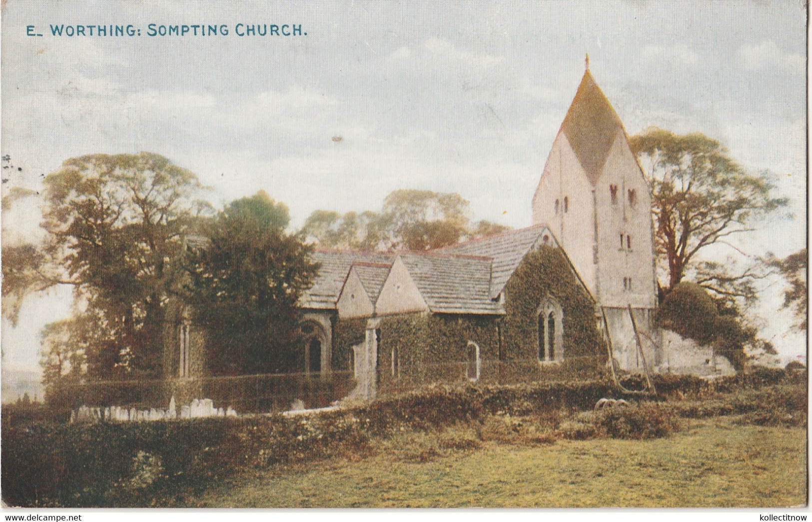 EAST WORTHING - SOMPTING CHURCH - 1917 - Worthing