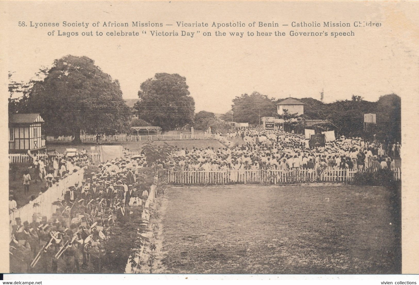 Binon Mission Catholique - Lyonese Society Of African Missions Vicariate Apostolic Of Benin They Celebrate Victoria Day - Benin