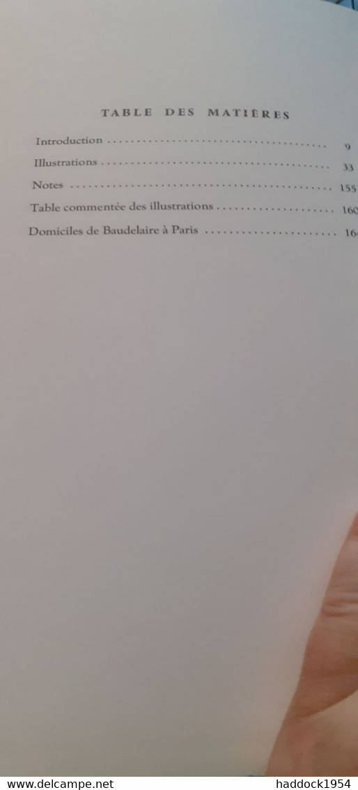 BAUDELAIRE à PARIS CLAUDE PICHOIS Hachette 1967 - Paris