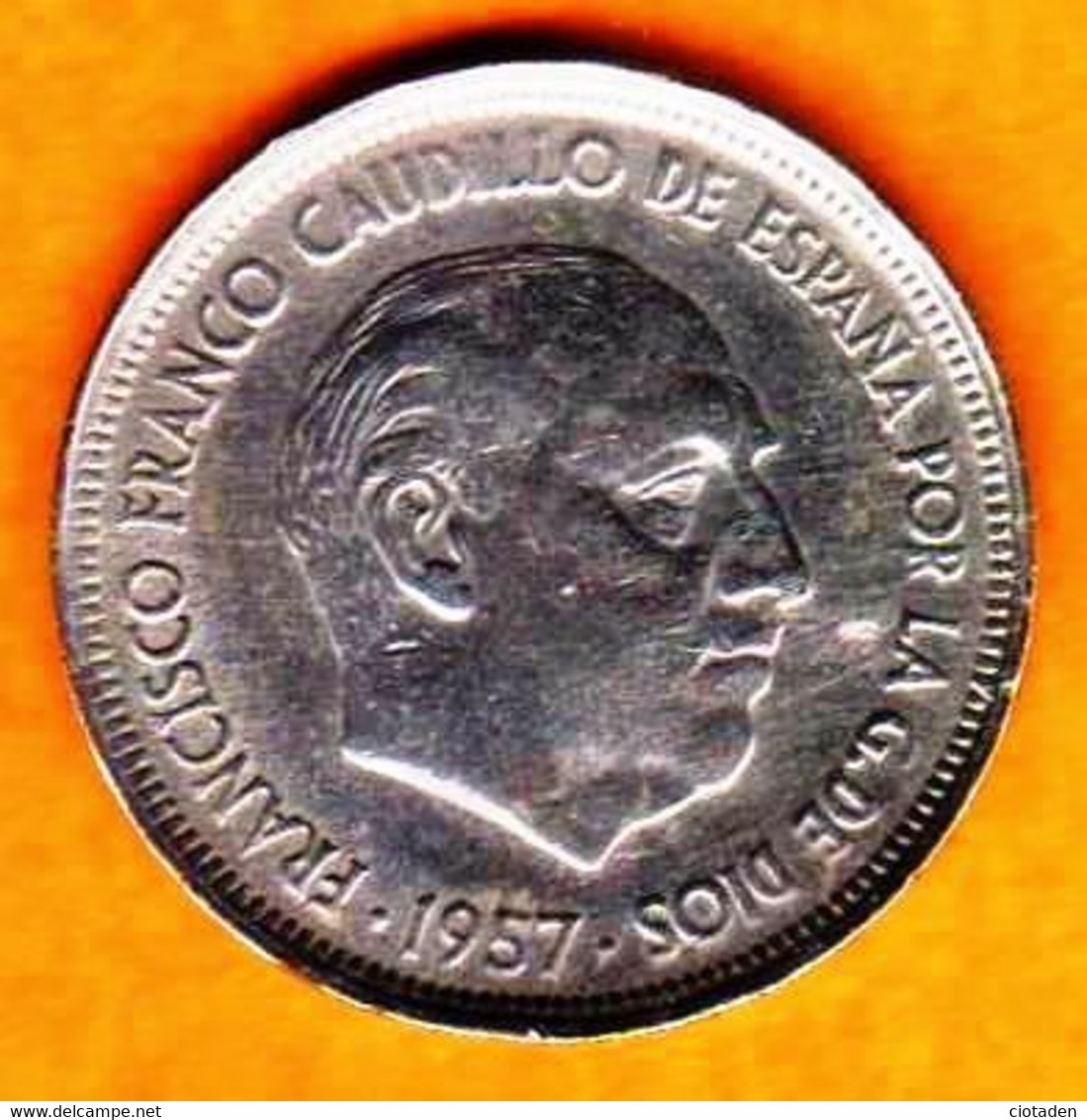 Espagne - 50  Peseta - 1957 - 50 Pesetas