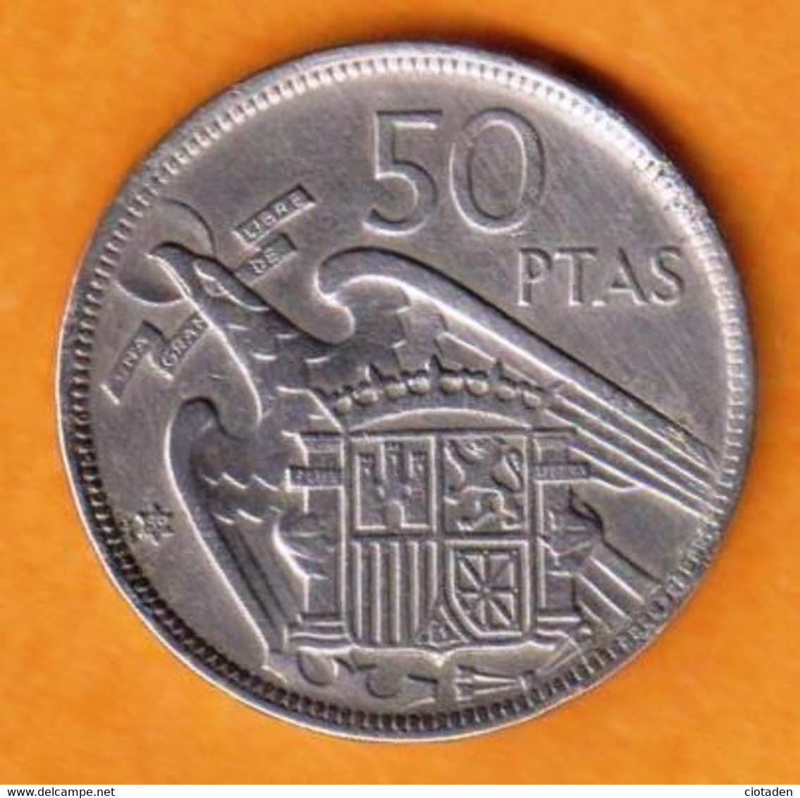 Espagne - 50  Peseta - 1957 - 50 Peseta