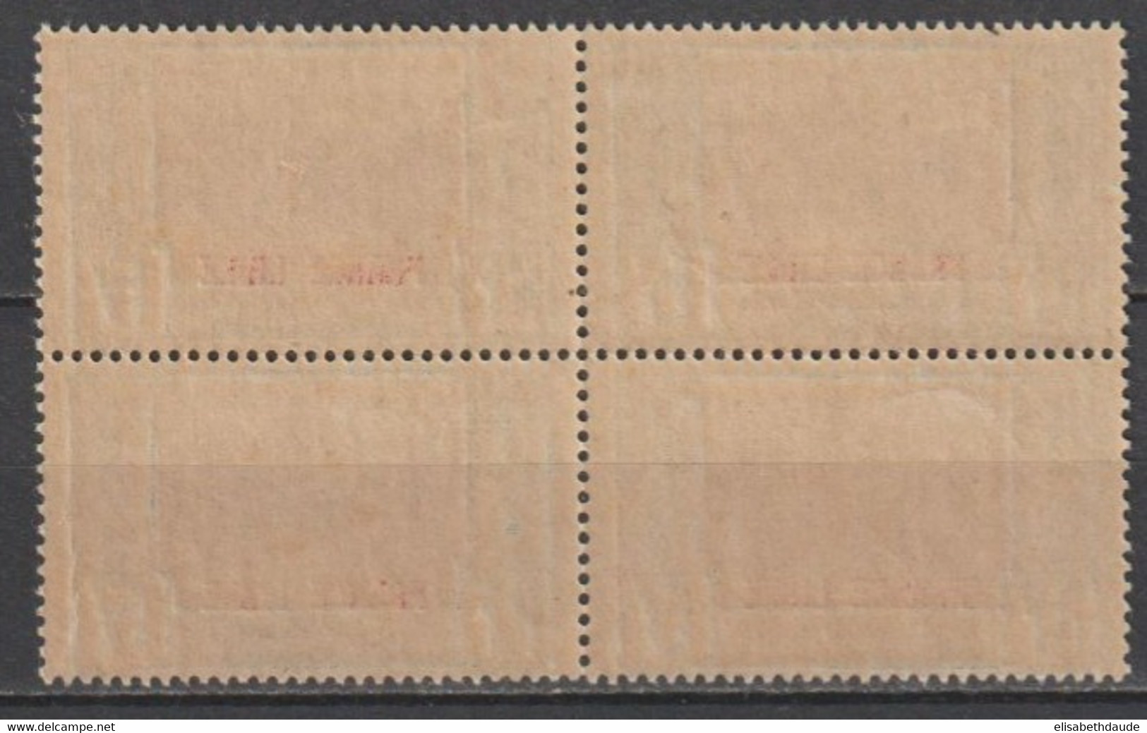 OCEANIE - 1941 - YVERT N°141 ** MNH BLOC De 4 FRANCE LIBRE ! - COTE = 64 EUR - Unused Stamps