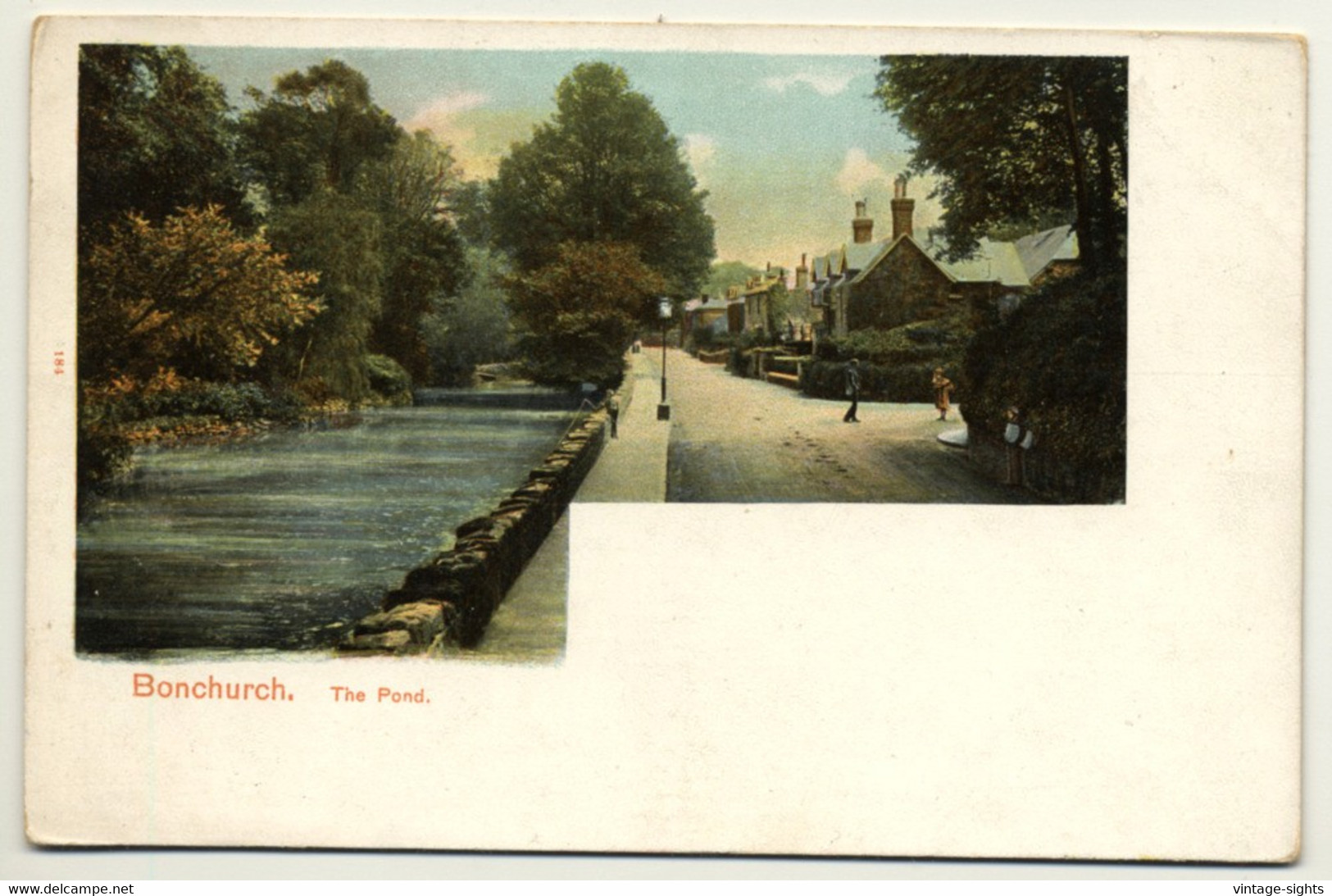 United Kingdom: Bonchurch, The Pond (Vintage Postcard ~1900s) - Ventnor