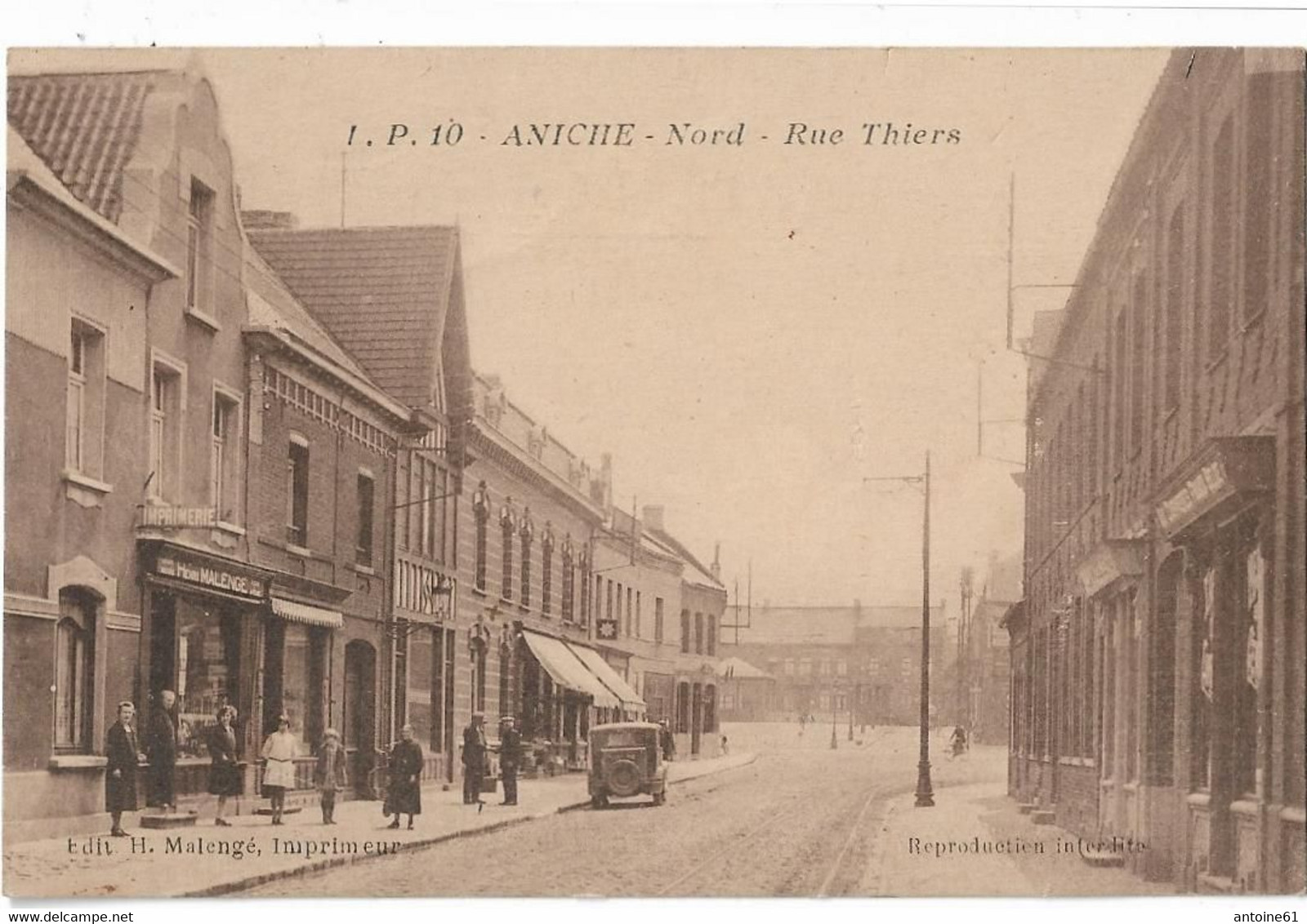 ANICHE -- Rue Thiers - Aniche