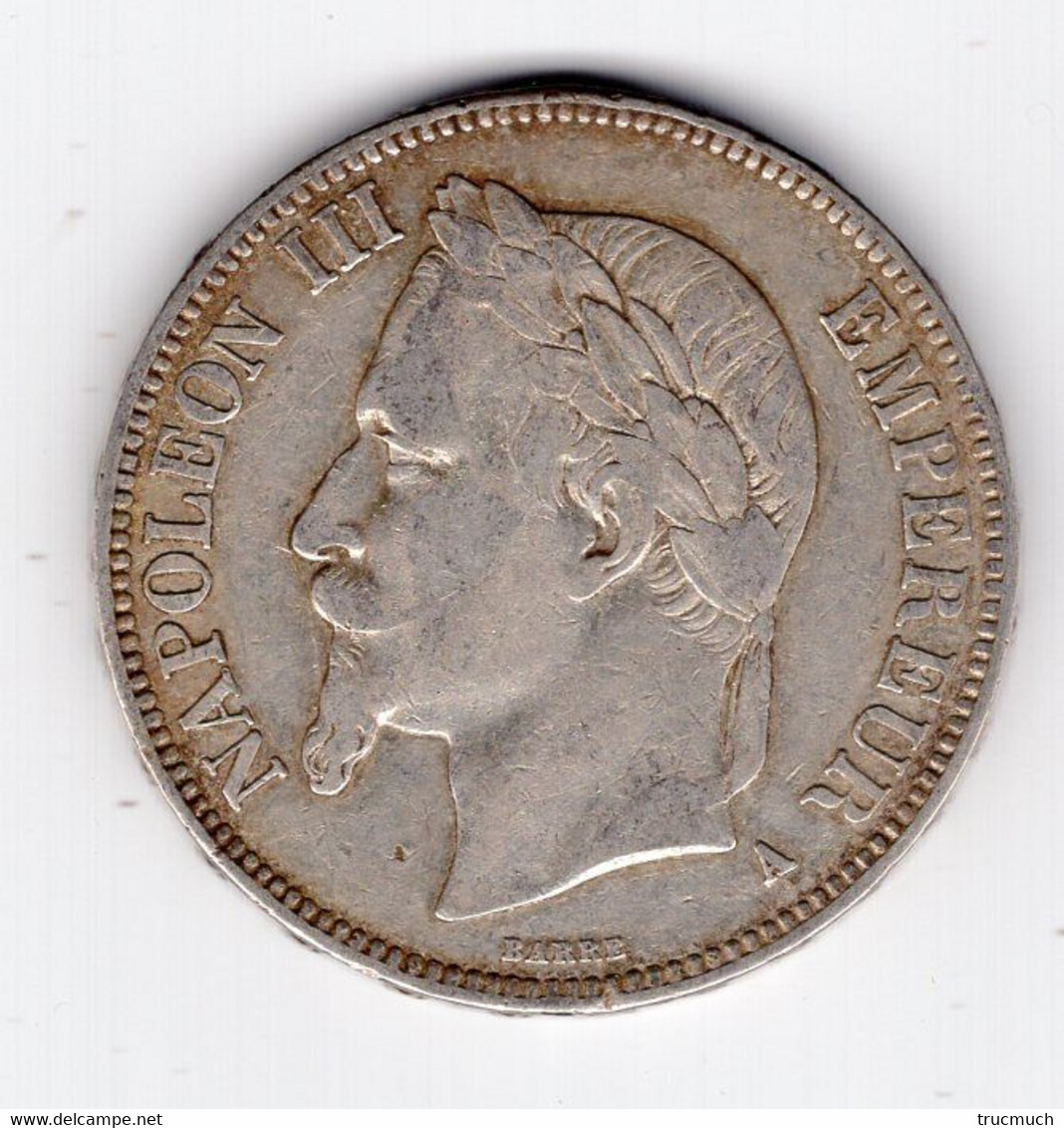 86 - FRANCE - Second Empire - Napoléon III Tête Laurée - 5 Francs 1868 A - 5 Francs