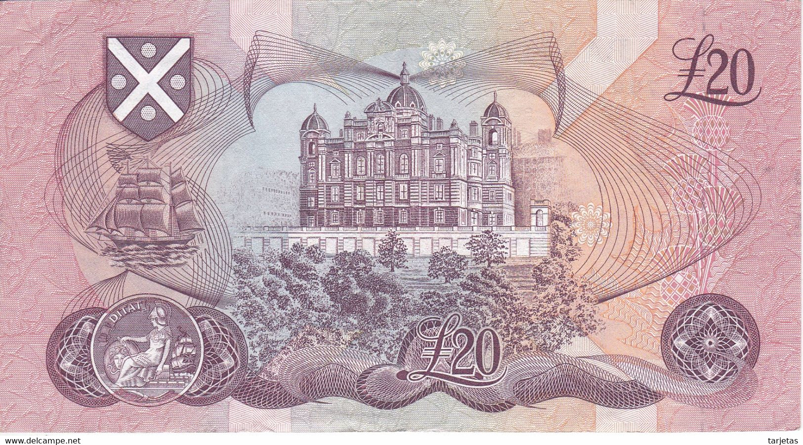 BILLETE DE ESCOCIA DE 20 POUNDS DEL AÑO 1992 (BANKNOTE) - 20 Pounds