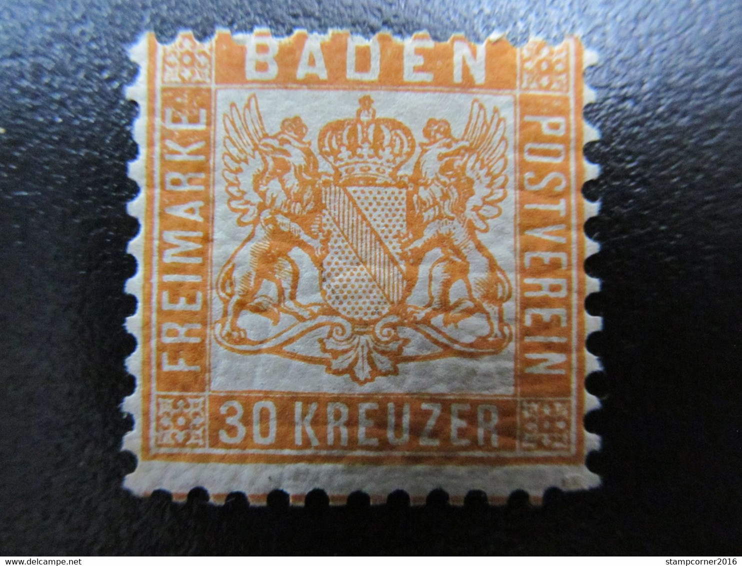 AD Baden, Nr 22b, 1862, Ungebraucht, Mi 40  *DEL159* - Nuovi