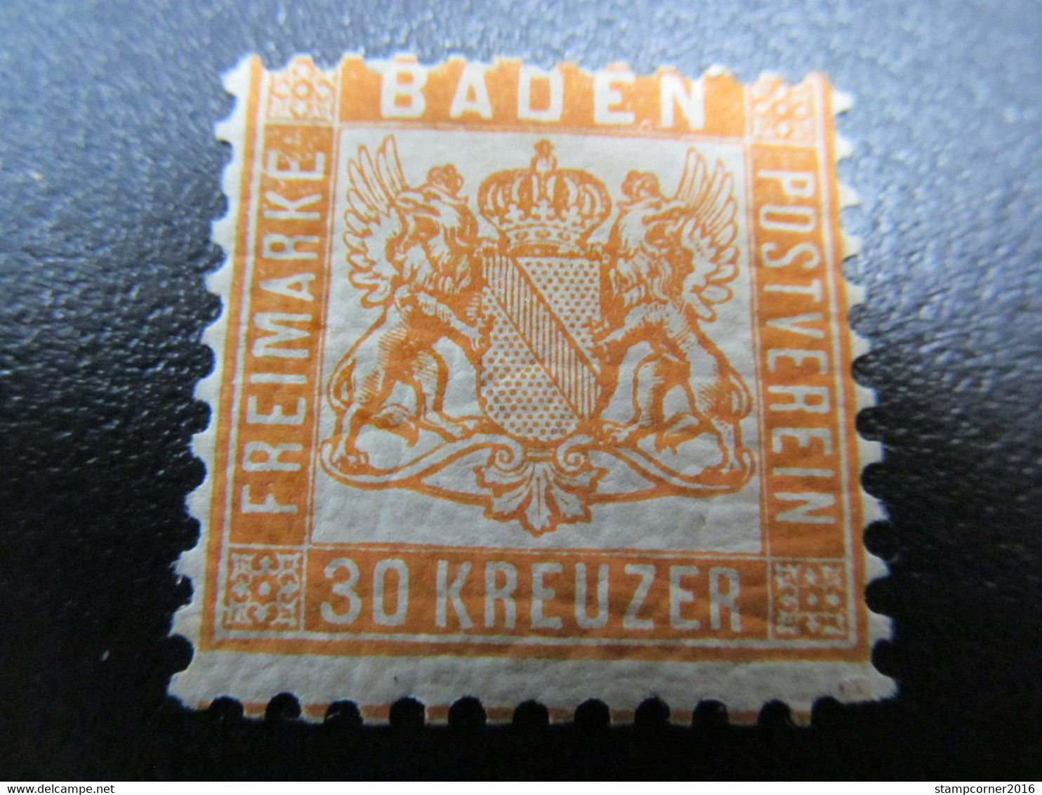 AD Baden, Nr 22b, 1862, Ungebraucht, Mi 40  *DEL159* - Postfris